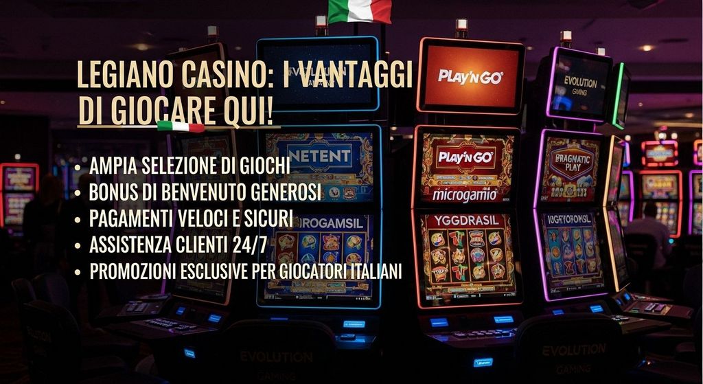 Casino Online Legiano: Juegos de Lujo, Beneficios VIP y Beneficios