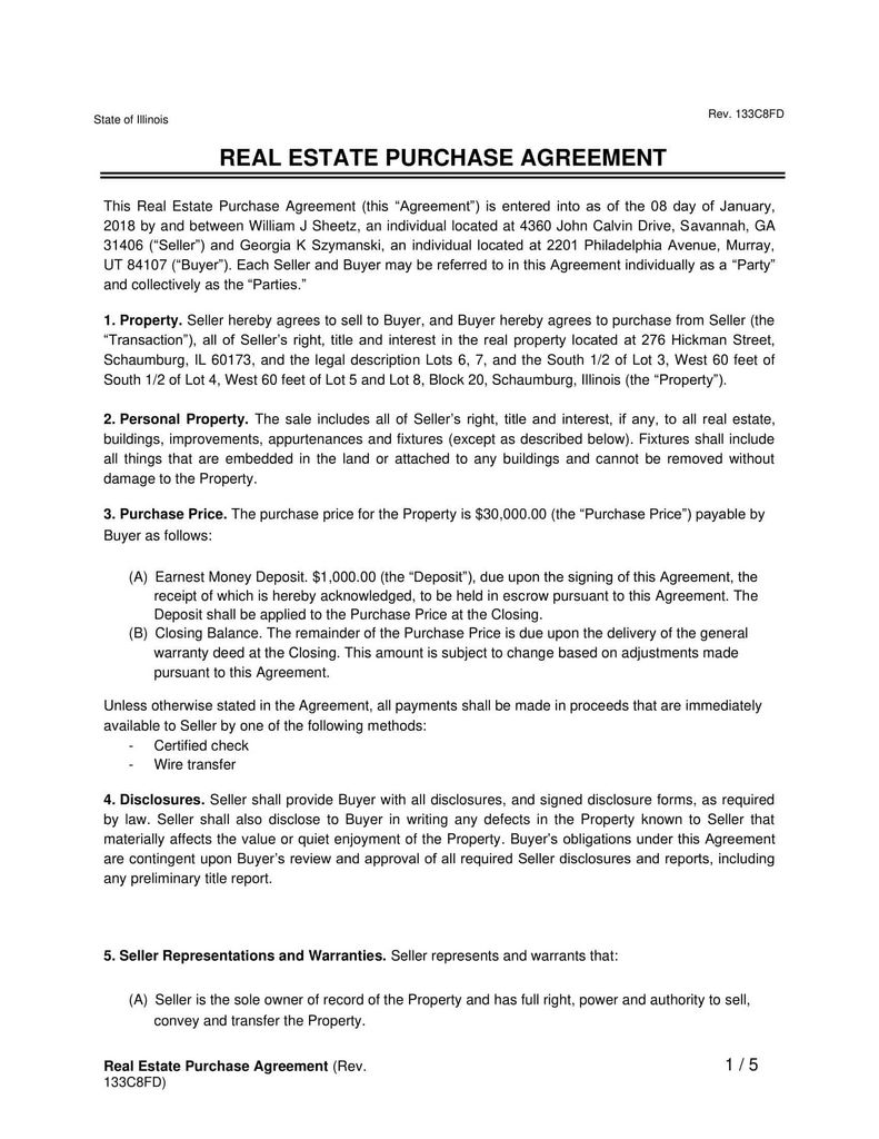What to Consist of in an Acquisition Agreement When Acquiring Residential Or Commercial Property